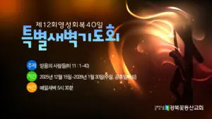 12영성회복40특새